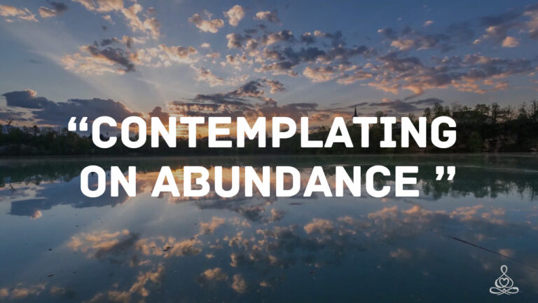Contemplating on abundance